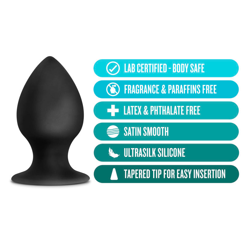 Anal Adventures Platinum Stout Medium Anal Plug