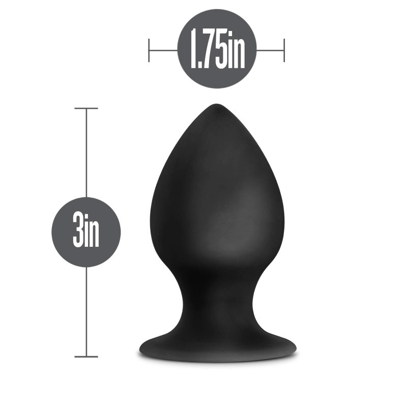 Anal Adventures Platinum Stout Medium Anal Plug