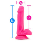 Blush Neo Elite 6 Inch Silicone Dual Density Suction Cup Dildo