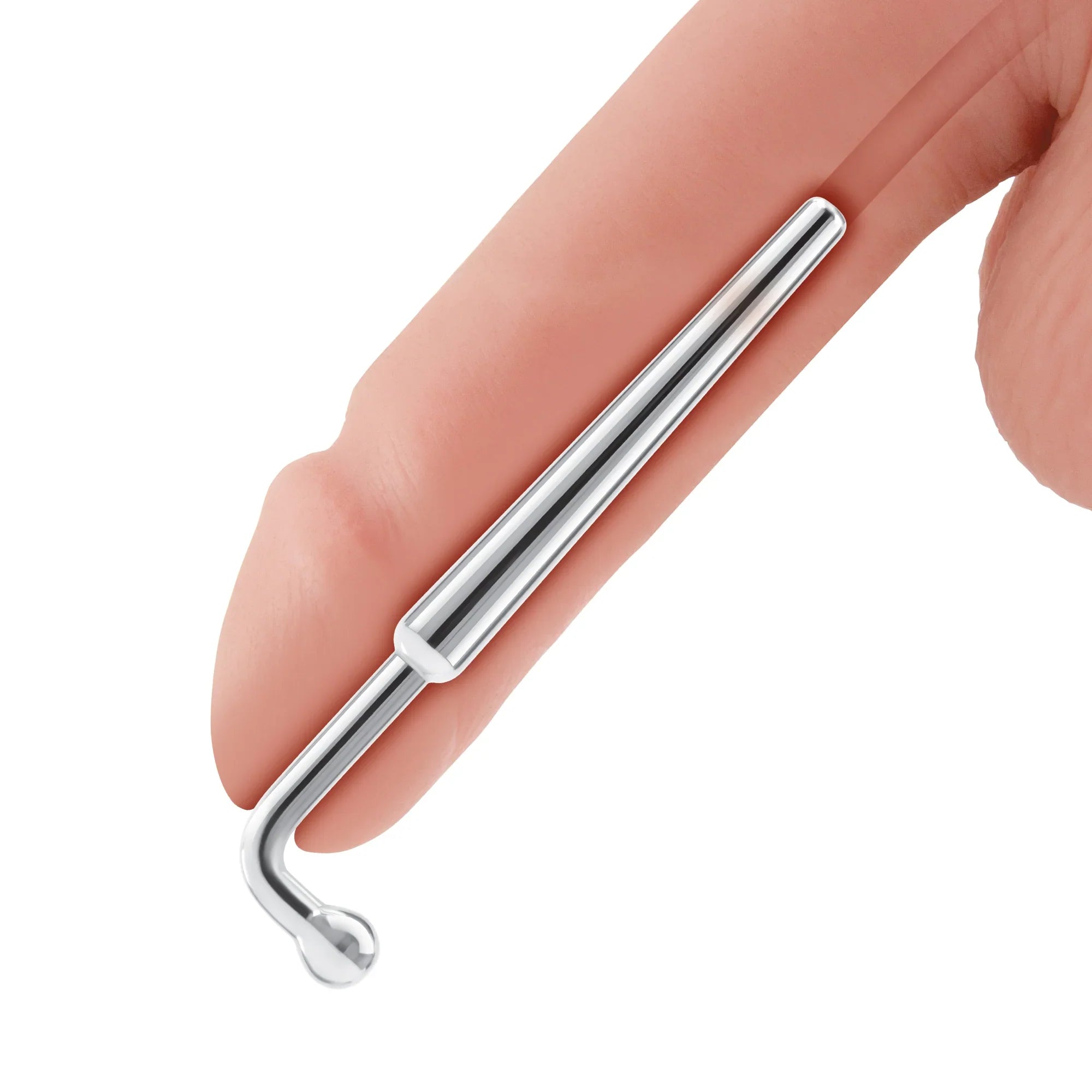 Crank Head Penis Plug Urethral Probe, Stainless Steel