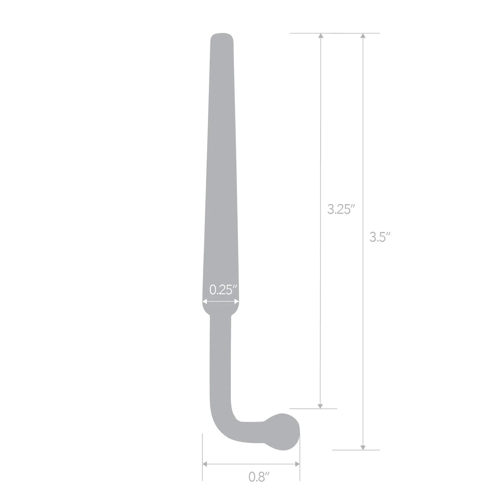 Crank Head Penis Plug Urethral Probe, Stainless Steel