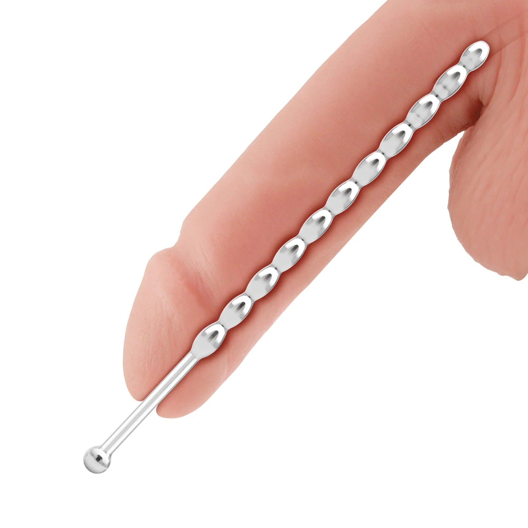 Teardrop Urethral Sound, 6-Inch Stainless Steel