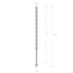 Teardrop Urethral Sound, 6-Inch Stainless Steel