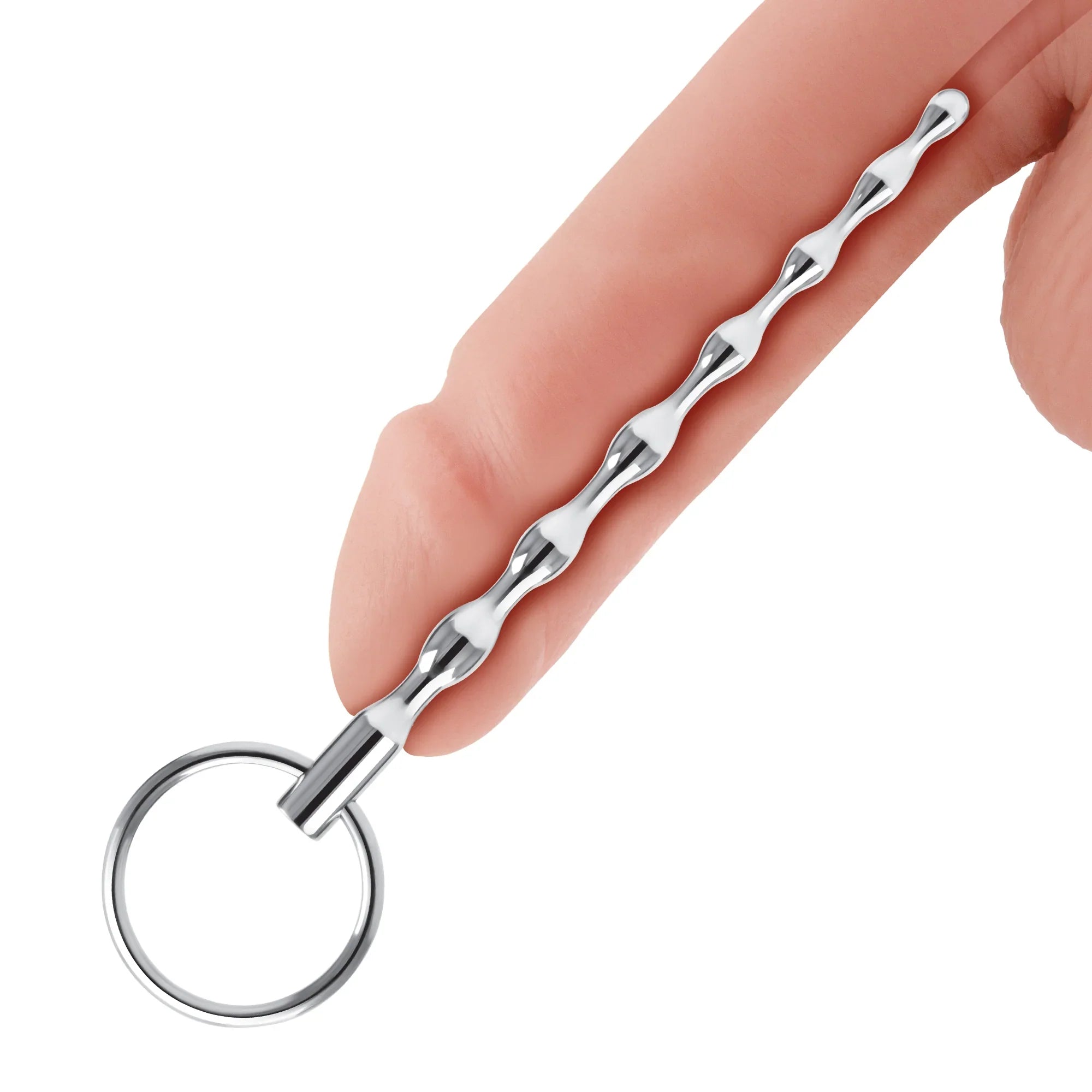 Ribbed Urethral Sound, 4.25-Inch Stainless Steel