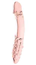 Blown Double Ended with Twist Glass Dildo