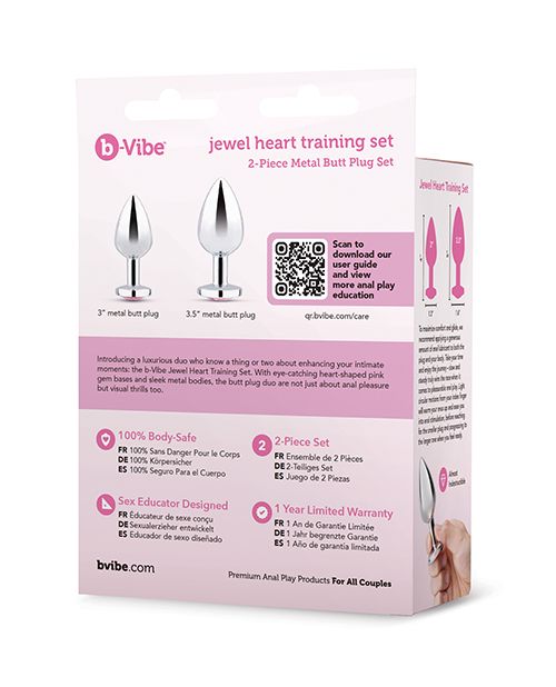 B-Vibe Jewel Metal Training Set