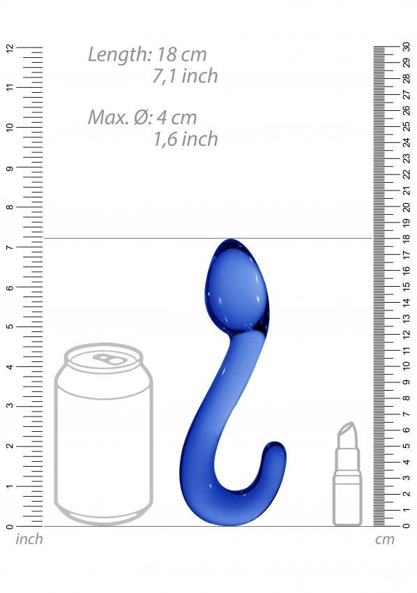 Champ G-Spot Glass Dildo by Chrystalino