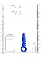 Chrystalino Tickler Beginner Glass Beaded Anal Plug