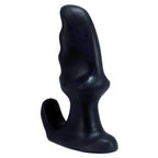 SquarePegToys® Charlie Horse Milk It Silicone Prostate Massager, Black