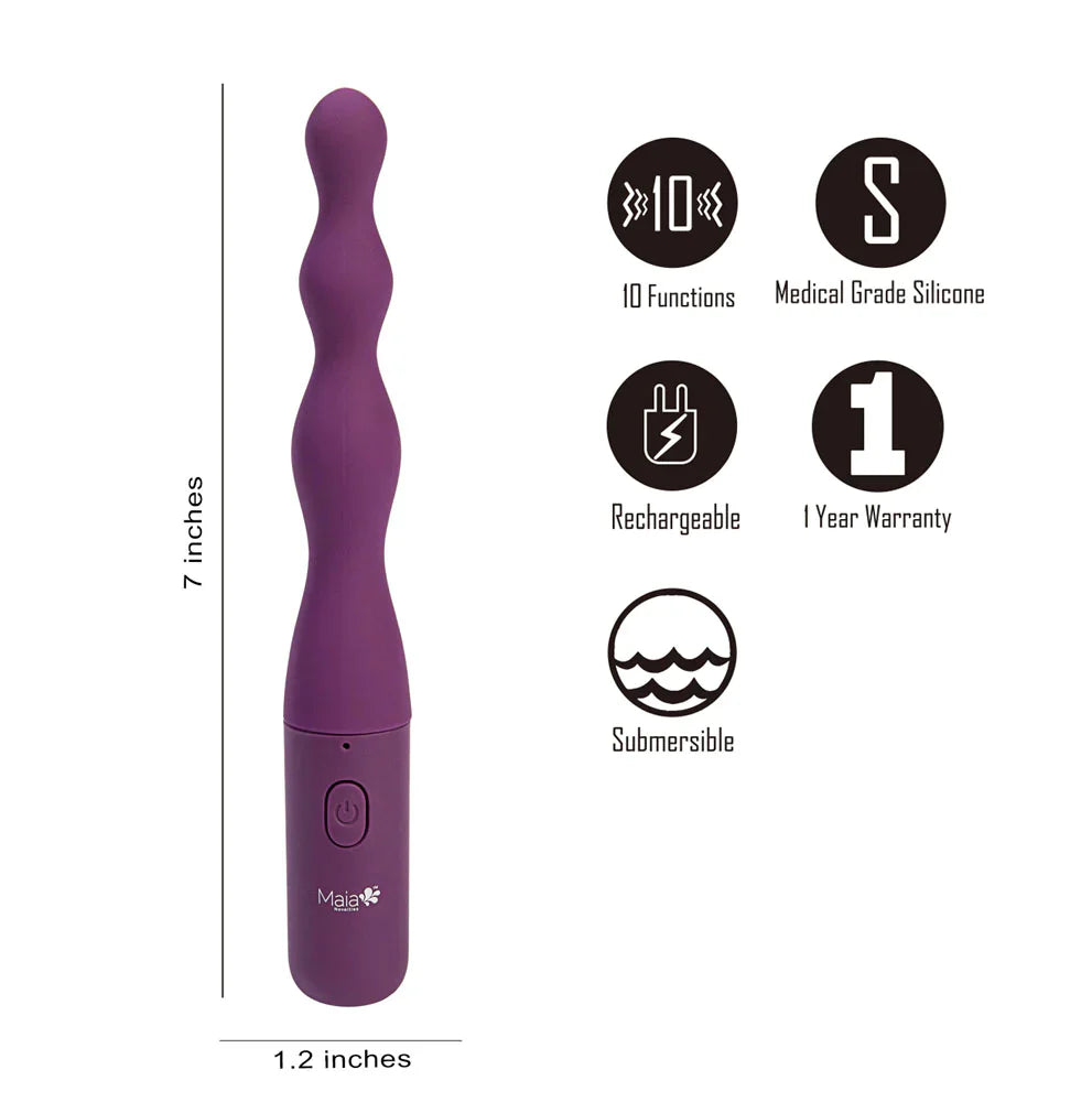 Vibelite Dani 10-Function Vibrating Anal Beads
