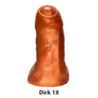 SquarePegToys® Dirk Uncut SuperSoft Silicone Dildo - 2 Styles