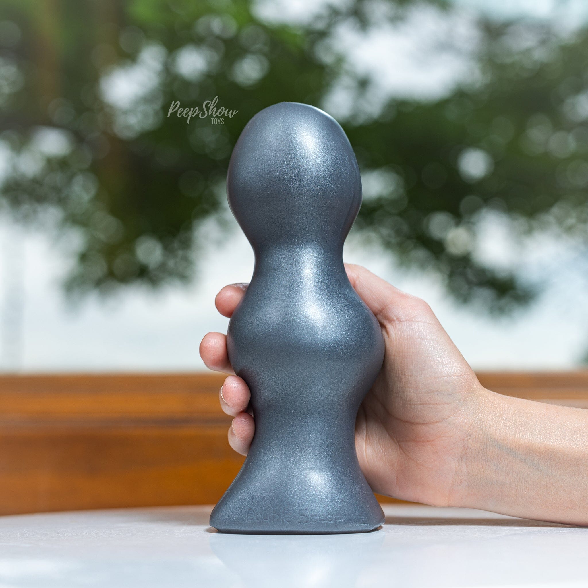SquarePegToys® Double Scoop - SuperSoft Beaded Anal Plug