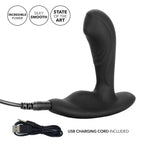 Eclipse Tapered Roller Ball Probe - Vibrating Stroking Butt Plug