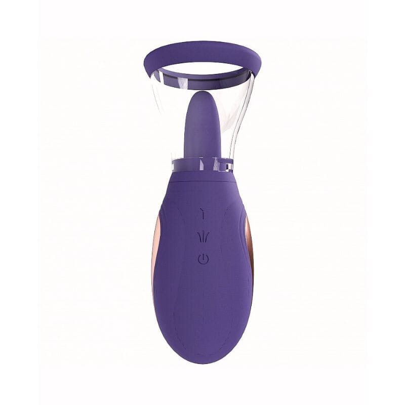 Ultimate Oral Clitoral Set: Licking Vulva Pump + Zen Rose vibrator