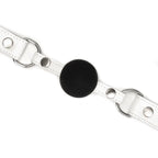 Fuji White Leather Ball Gag