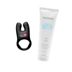 Fun Factory Nōs Vibrating Cock Ring Black + Free Aqua Jelle Lube Bundle