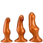 SquarePegToys® Happy Hour Plug SuperSoft Bronze Silicone