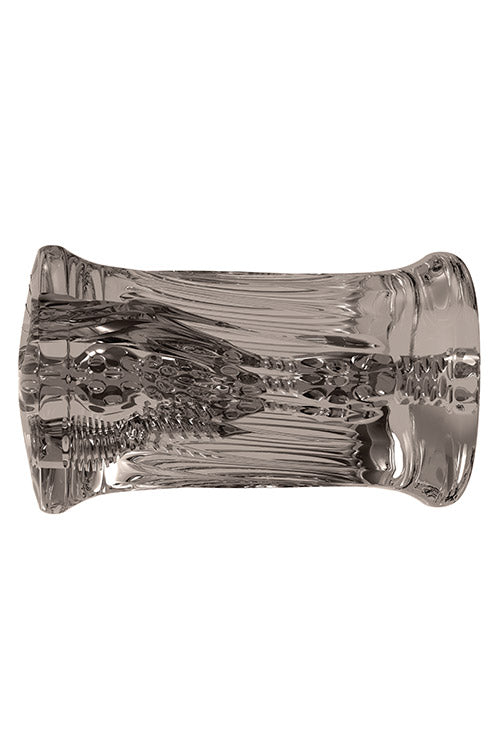 Adam & Eve Adam's 3-Way Stroker - Clear Triple Hole Stroker