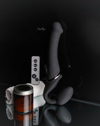 Strap-On-Me Vibrating Bendable Strap-On Dildo with Remote Control