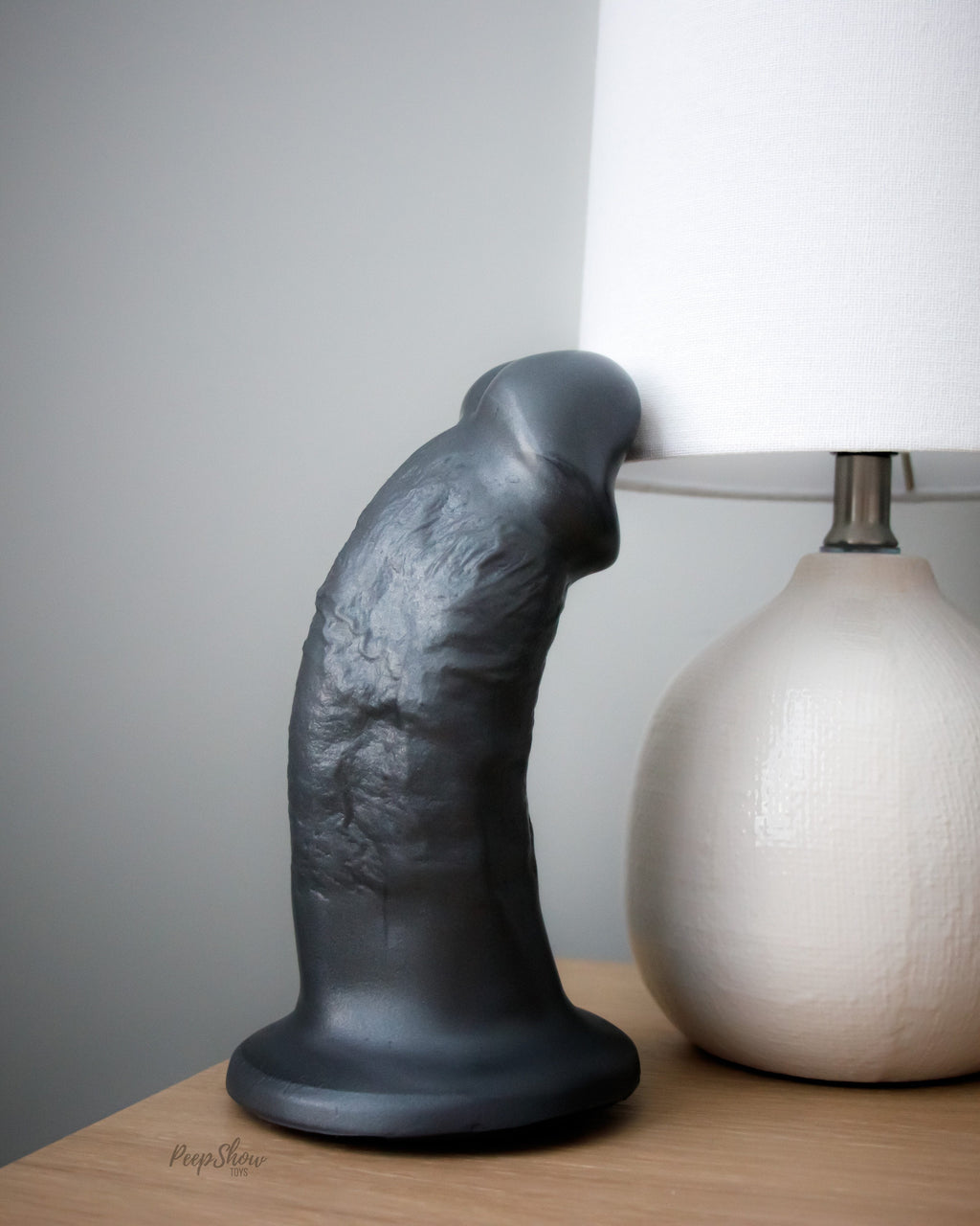 SquarePegToys® Steve Harness - Suction Cup, SuperSoft Silicone Dildo