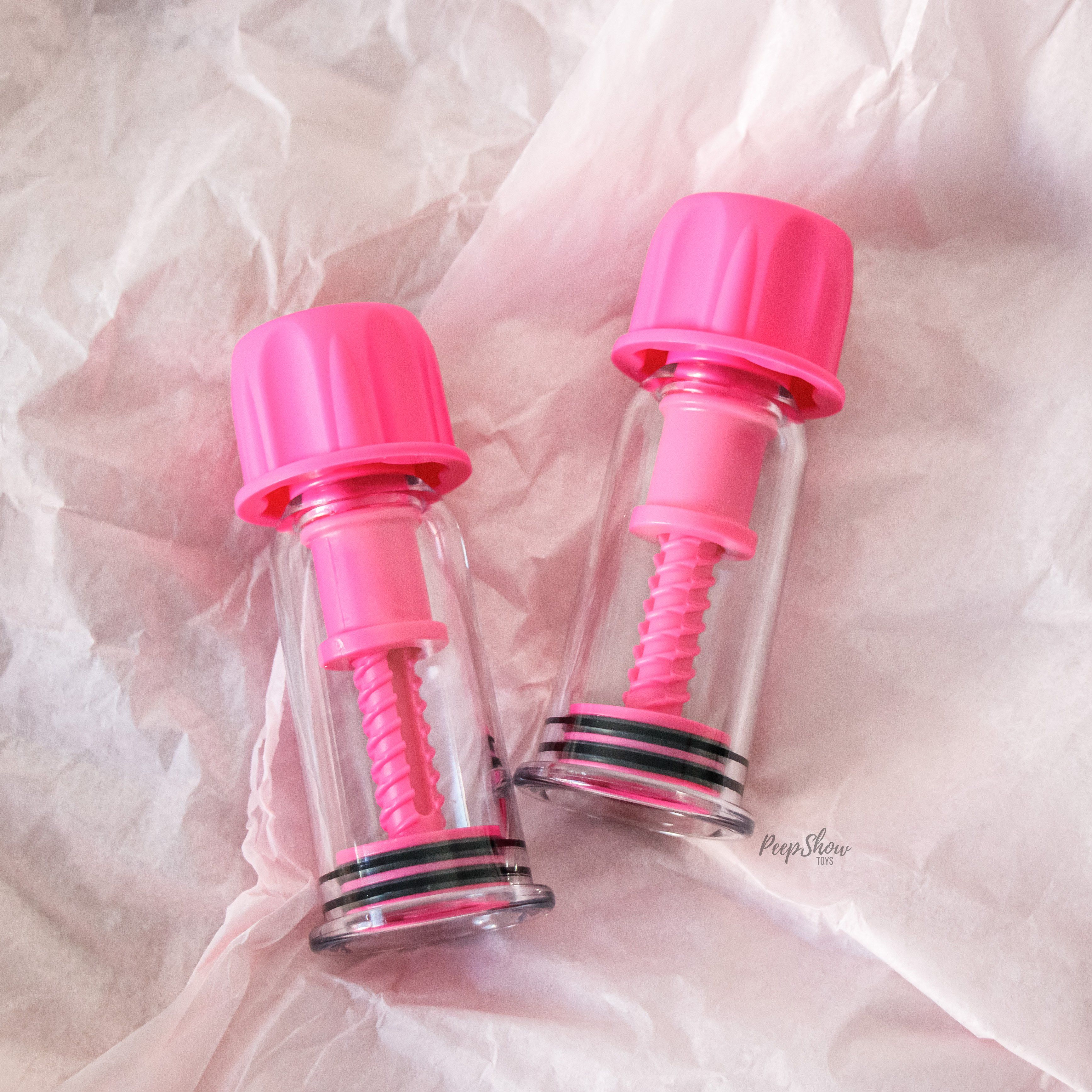 CalExotics Nipple Play Vacuum Twist Nipple Suckers