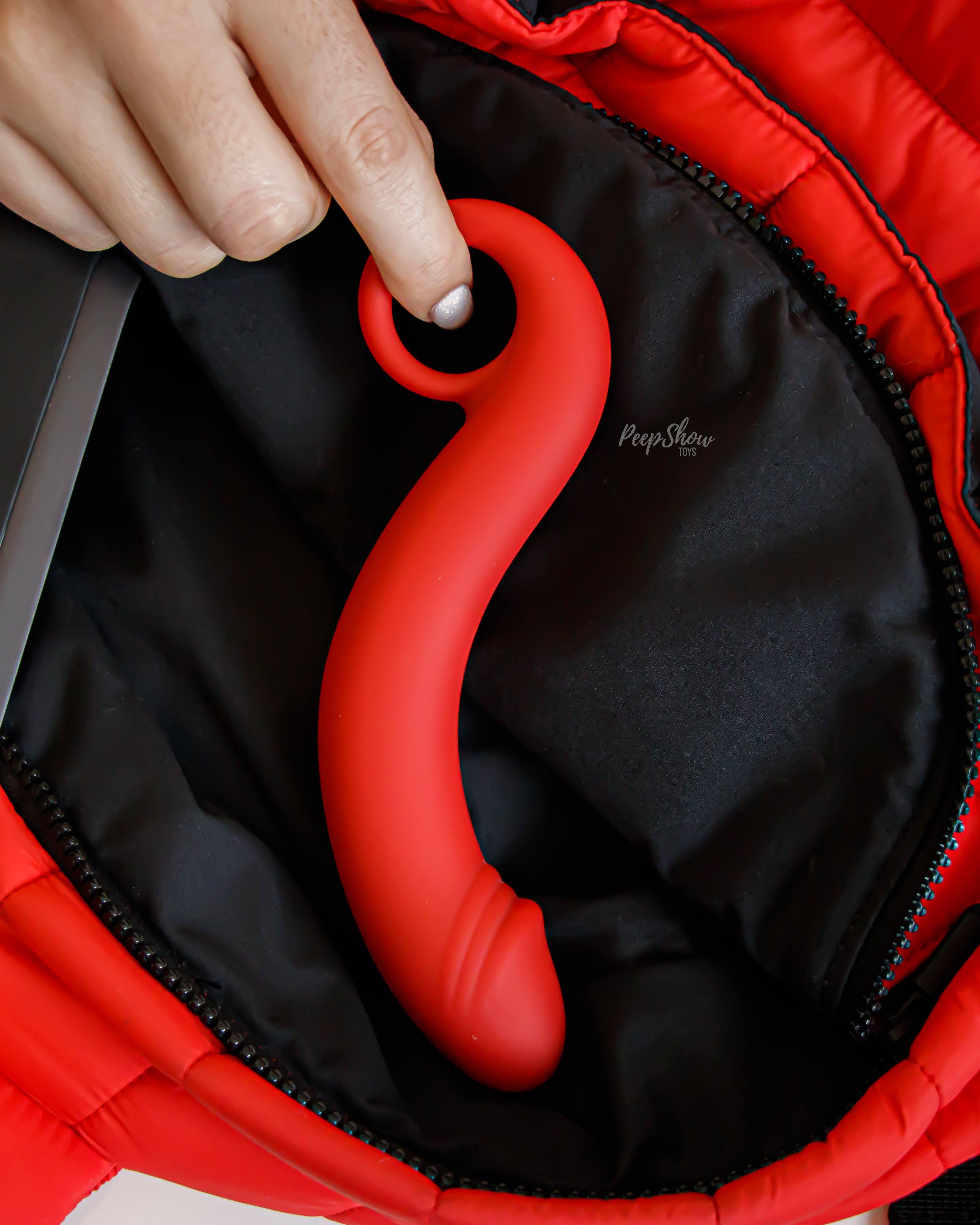 Forto F-19 Curved Prostate Plug with Pull Ring by FemmeFunn