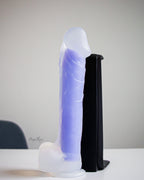 Evolved Luminous Stud Large Glow in the Dark Dildo, Dual-Density Silicone