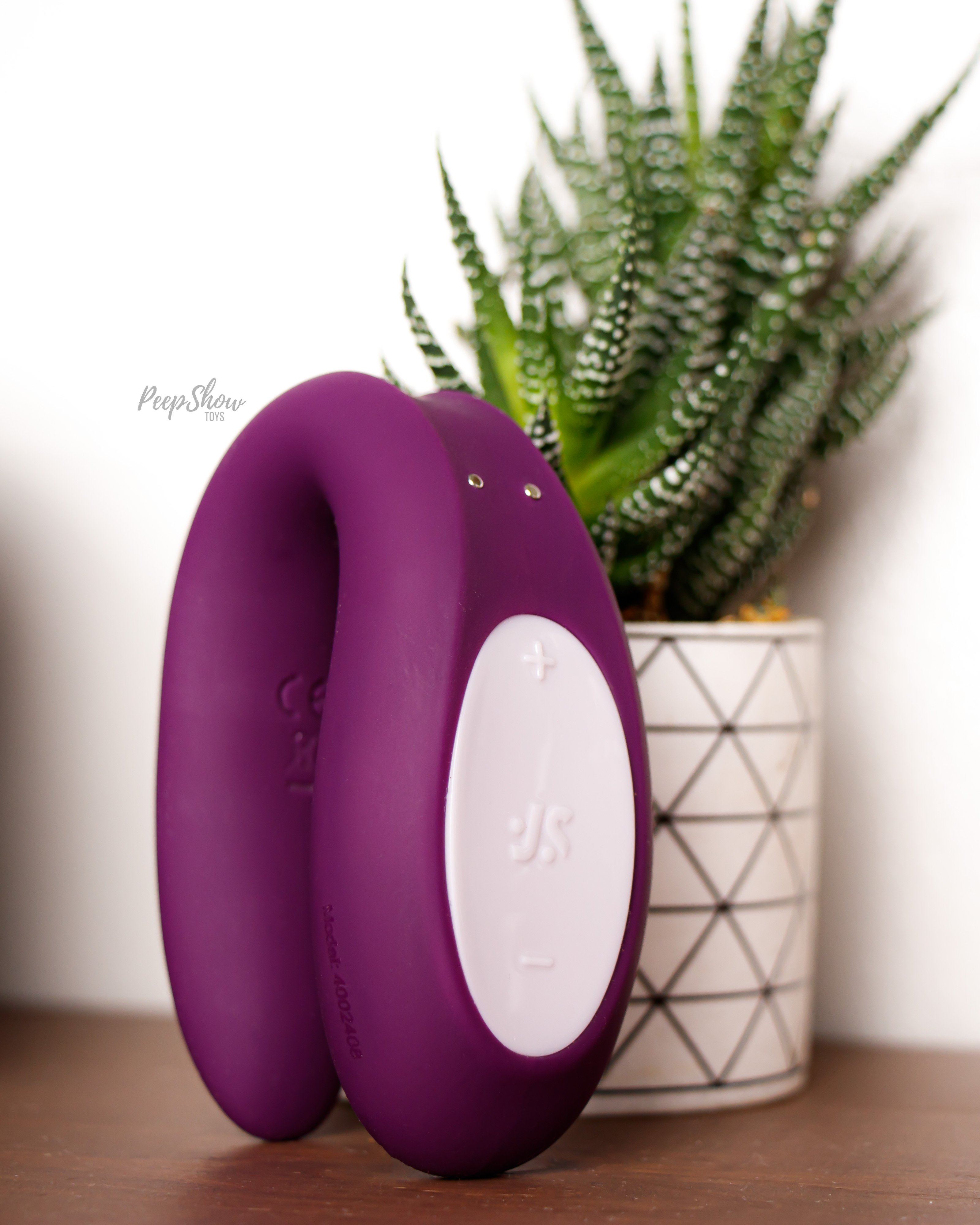 Satisfyer Double Joy App-Enabled Wearable Couples Vibrator