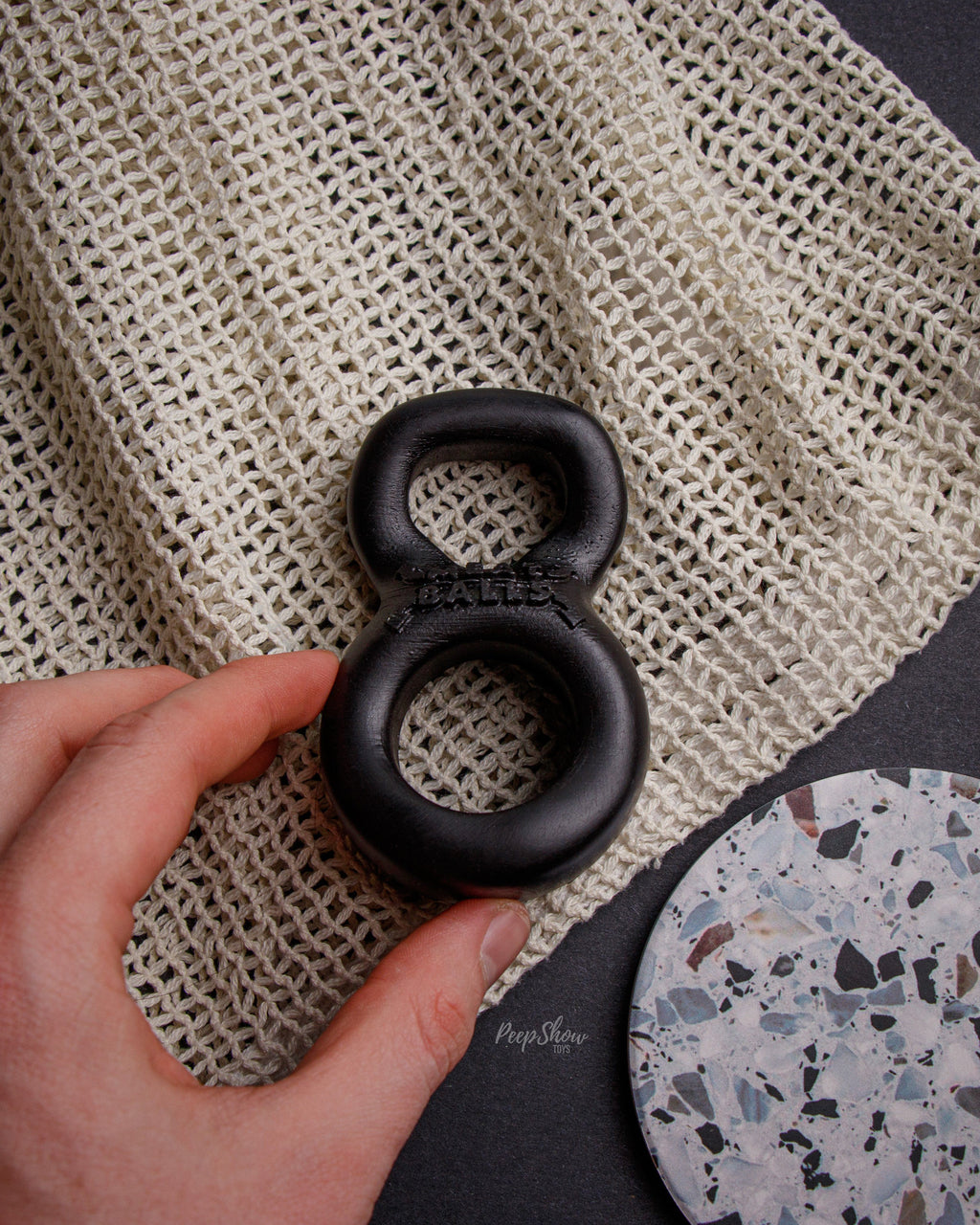 Oxballs Meat Balls Soft Cock Cage + Ball Stretcher