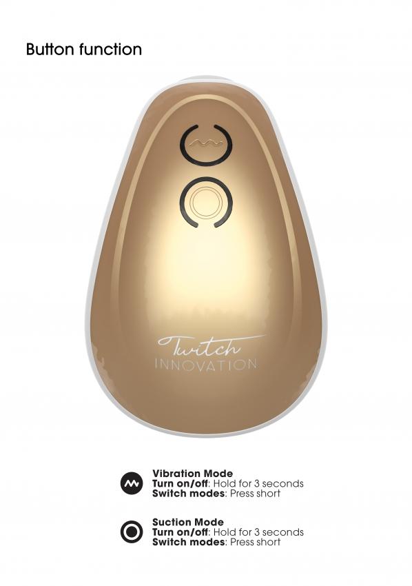 Twitch Suction and Vibration Clit Stimulator by Shots