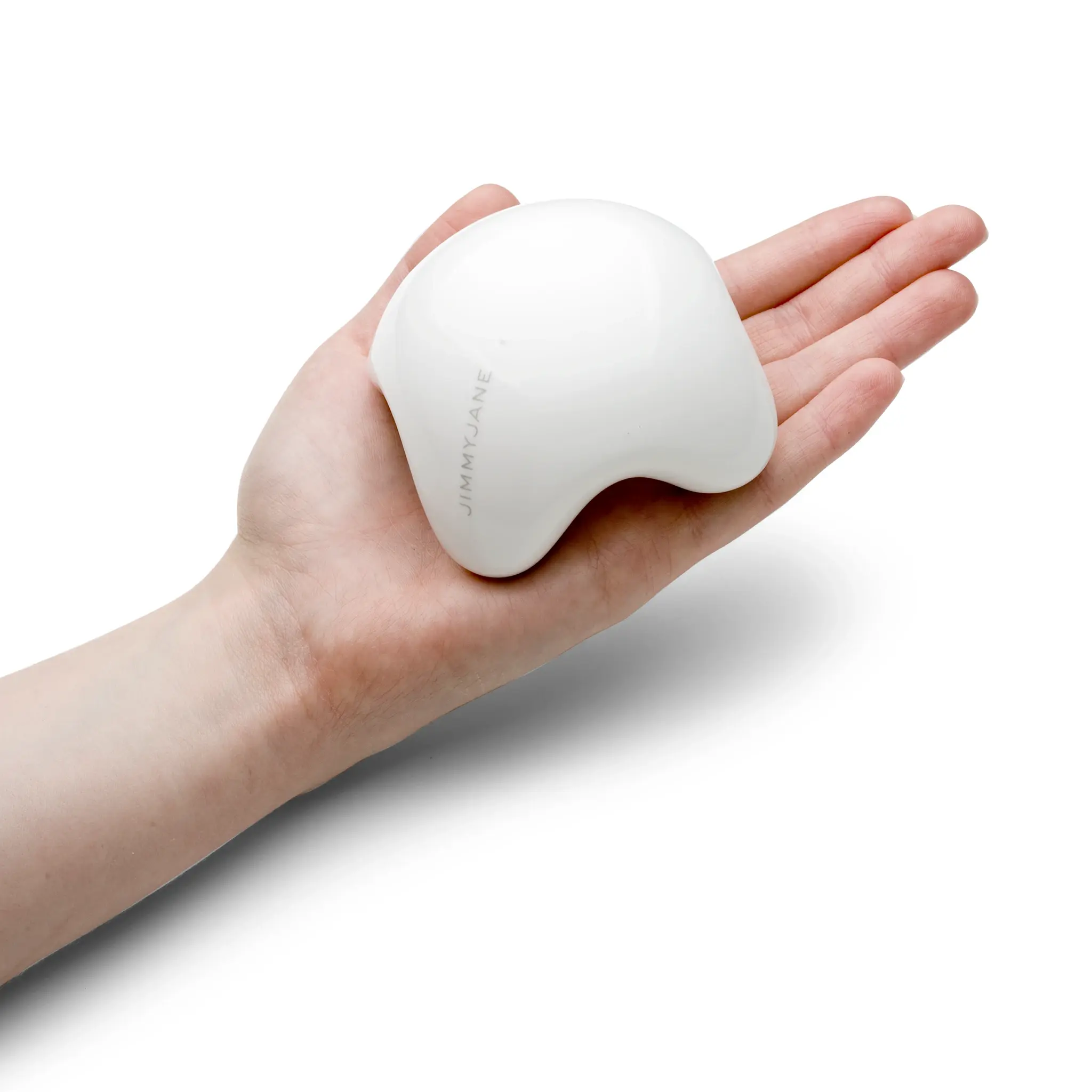 Contour White Ceramic Massage Stone