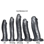 SquarePegToys® Leo Harness SuperSoft Silicone Dildo
