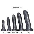 SquarePegToys® Leo Harness SuperSoft Silicone Dildo