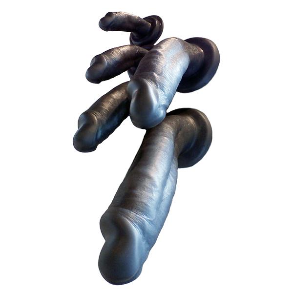 SquarePegToys® Leo Harness - SquarePegHole™ SuperSoft Silicone Dildo