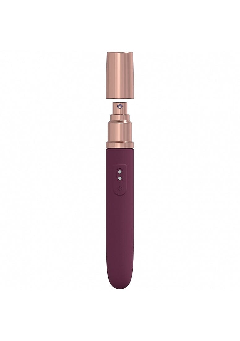 The Traveler 10-Function Vibrator with Lubricant Storage Built-In