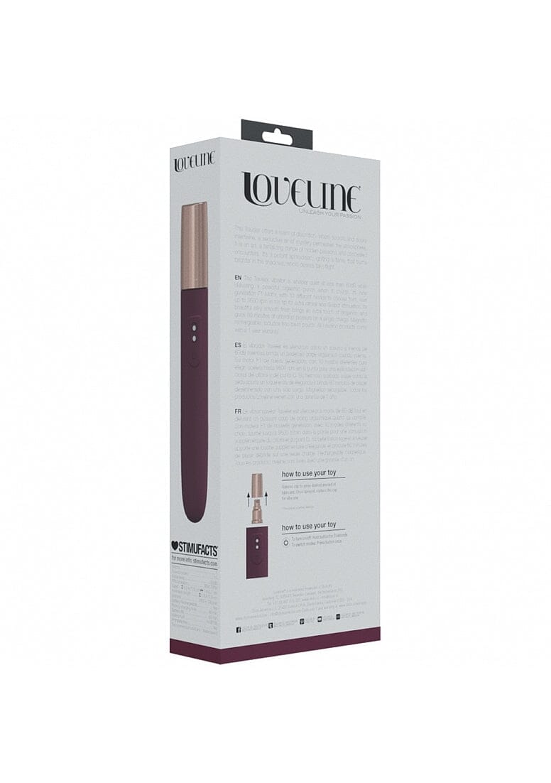 The Traveler 10-Function Vibrator with Lubricant Storage Built-In