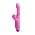 Luxe Nova Thrusting Throbbing Dual-Stimulation Vibrator