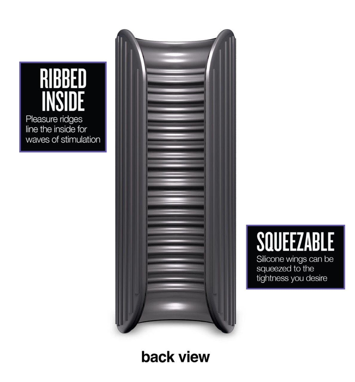 M-Elite Platinum Wrapt - Silicone Penis Vibrator & Stroker