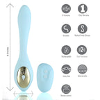 Maia Harmonie - Bendable Couples Vibrator with Roller Tip