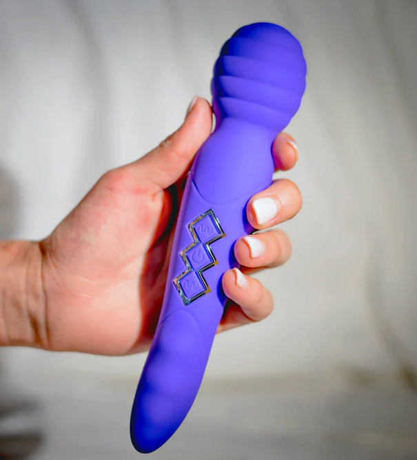 Maia Zoe Dual-Ended Vibrator - Wand and G-Spot Vibe