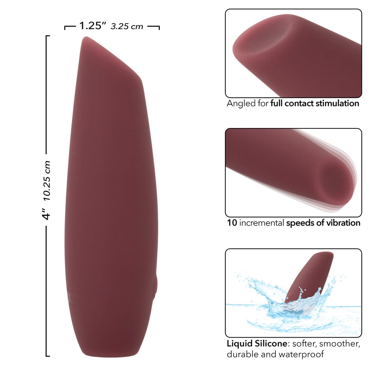 Mod Tilt - Silicone Bullet Vibrator by CalExotics