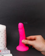 Blush Neo Elite Tapered 6 Inch Dual Density Silicone Dildo