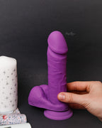 Neo Elite 8 Inch Dual-Density Silicone Dildo with Suction Cup