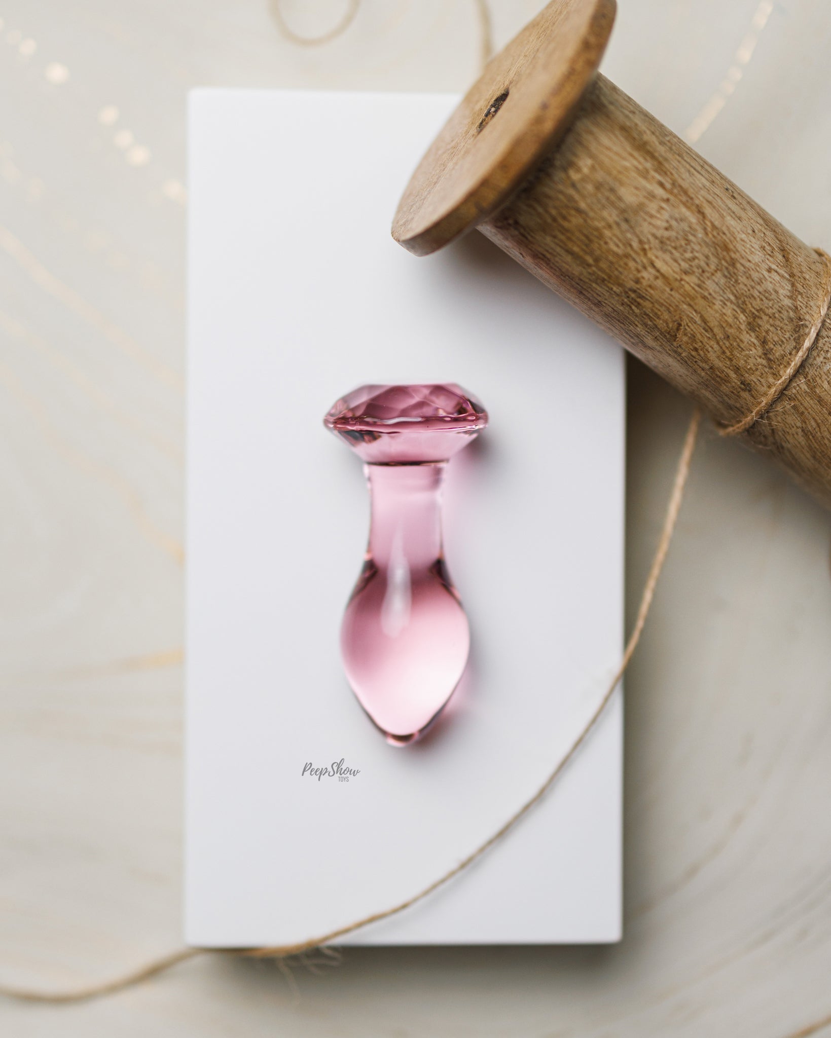 Crystal Gem Glass Anal Plug by NS