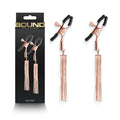 Bound D2 Adjustable Tassel Rose Gold Nipple Clamps
