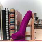 NS Novelties Colours Dual Density 8 Inch Silicone Realistic Suction Cup Dildo