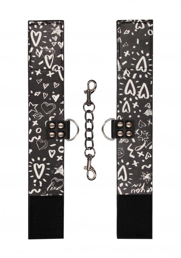 Printed Ankle Cuffs - Love Street Art Fashion by Shots
