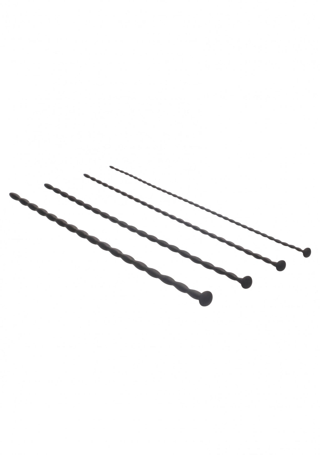 Silicone Spiral Screw Plug Set - Urethral Sounding