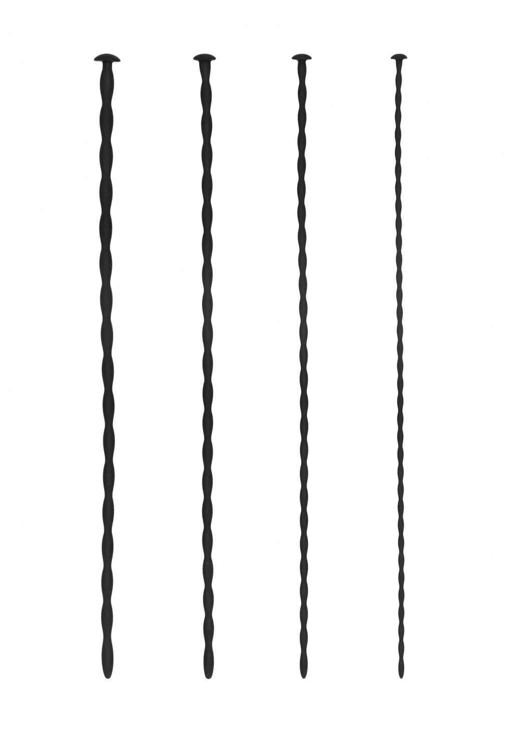 Silicone Spiral Screw Plug Set - Urethral Sounding