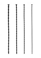 Silicone Spiral Screw Plug Set - Urethral Sounding